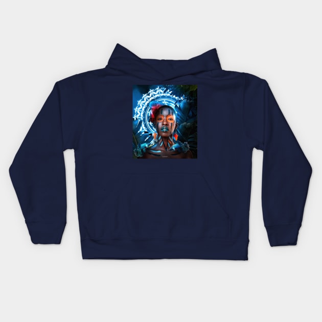 Fish wild Kids Hoodie by sidomatic